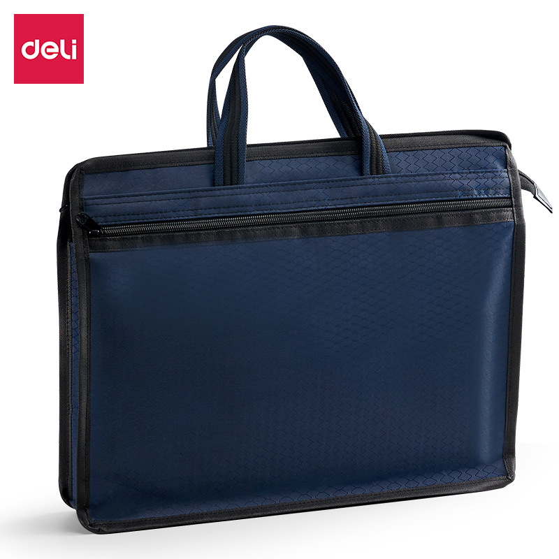 Bolsa de archivos bolsas de mano bolsas de archivos bolsas de computadora de tela Oxford bolsas de cremallera de gran capacidad maletín de oficina grueso