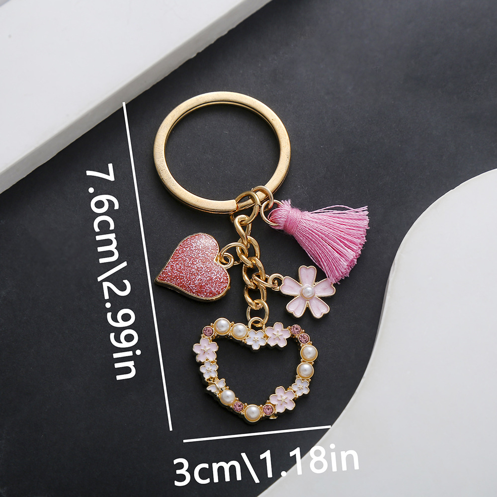 Lady, Simple Style Style Lady Simple Style Star Heart Shape Butterfly Zinc Alloy Unisex Keychain
