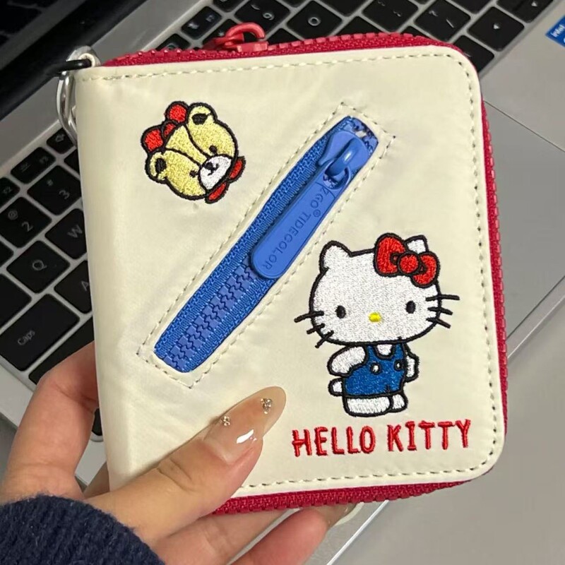 Cute Hello Kitty Wallet Girly Heart Pendant Coin Purse Portable Storage Bag Multi-Card Slot Card Holder Id Bag Small Bag Cute Hello Kitty Wallet Girly Heart Pendant Coin Purse Portable Storage Bag Multi-Card Slot Card Holder Id Bag Small Bag