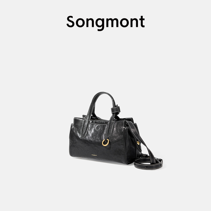 【李娜同款】Songmont山下有松循迹系列见物旅行包植鞣牛皮托特包|undefined