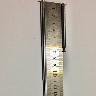 Pull Rod Antenna 5260-5 Sections with Needle Gathering 68mm Expansion 240mm for Recorder Remote Control Signal Receiving