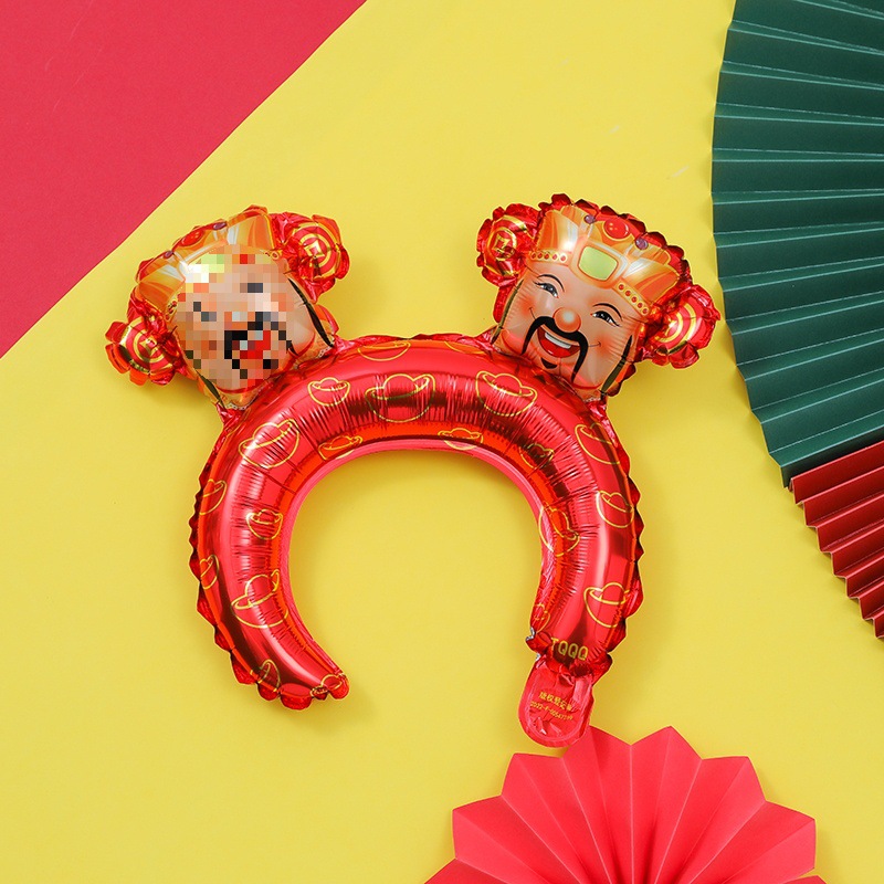 설날 머리띠 풍선 [부신A] 50개입