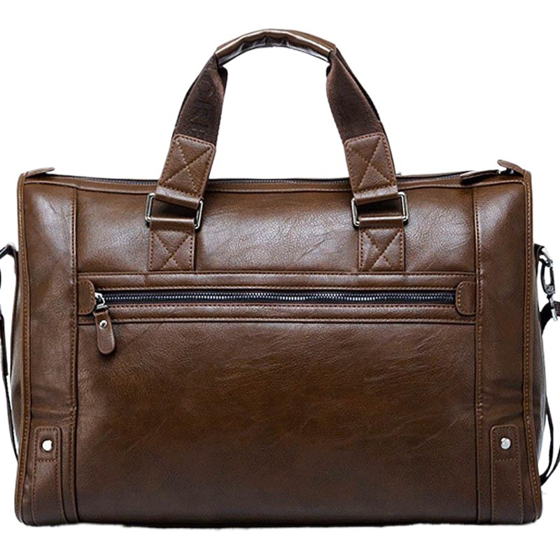 Business Casual Men's Portable Travel Bag Horizontal Large Capacity Short-distance Travel Single Shoulder Crossbody Bag Korean Style Men's Bag Trendy