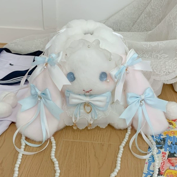 Bow shoulder style blue (large version) (height 25 width 23)