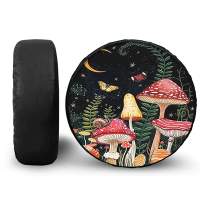 ethnic elements pattern auto | Spare wheel cover - 14in-sl431219z93-1