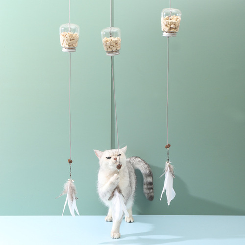 Cat Puzzle Toy Freeze-Dried Treat Dispensing Ball for Entertainment, Intelligent Toys for Dogs and Cats, Pet Self-Entertaining Treat Dispenser