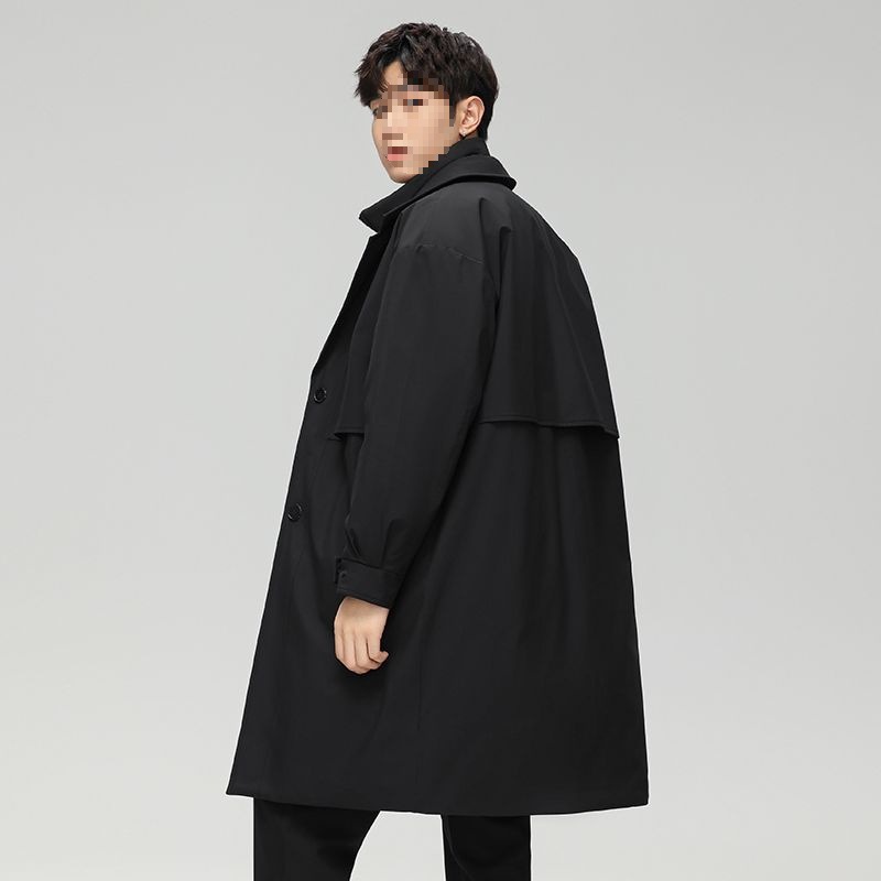 Men's Goose down Jacket 2025 Winter New Mid-Length Trench Coat Thickened Warm Casual Faux Two-Piece Coat Trendy