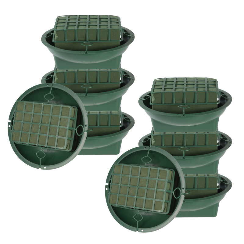 Flor Sombra boda lechón del coche Placa de flores con barro flor en forma de corazón bloque de barro melocotón corazón boda decoración del coche cabeza del coche flor lechón de barro