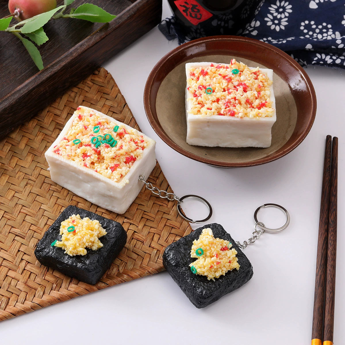 Симулированный блок тофу модель stink tofu тофу реквизит рыба тофу аксессуары чеснок тофу тофу тофу креативная шутка