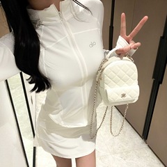ALO ハイバージョンスモールウエスト日焼け止め服スリムスタンドカラースポーツジャケット女性のナイロンクールフード付き日焼け止め服