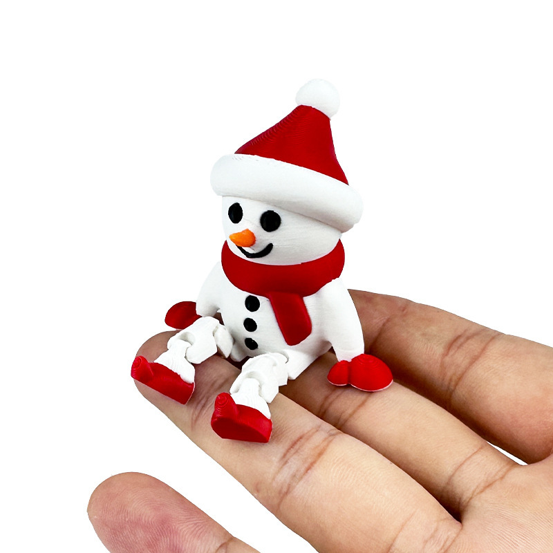 创意圣诞玩具3d打印圣诞树雪人麋鹿公仔包包挂件摆件节日礼物批发|undefined