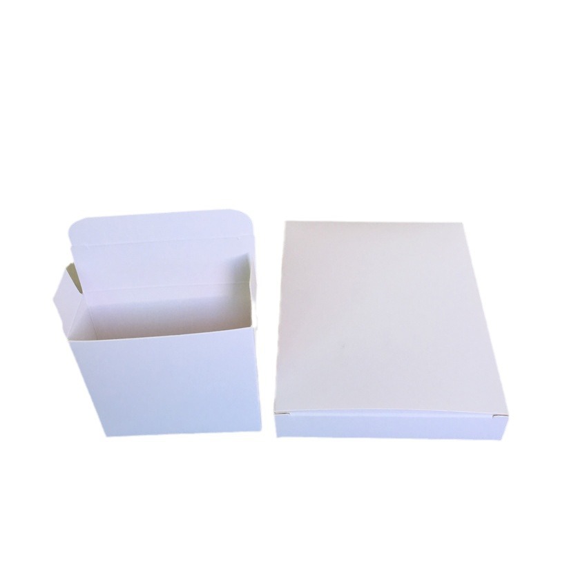 White colored paper, rectangular pack, (Physicals), with your logo imprint, custom-made 5