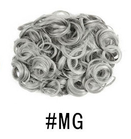 Nueva Peluca de comercio exterior de las mujeres europeas y americanas cabeza de bola de pelo rizado Cola de Caballo pelo Bud peine bolsa de pelo multicolor al por mayor opcional