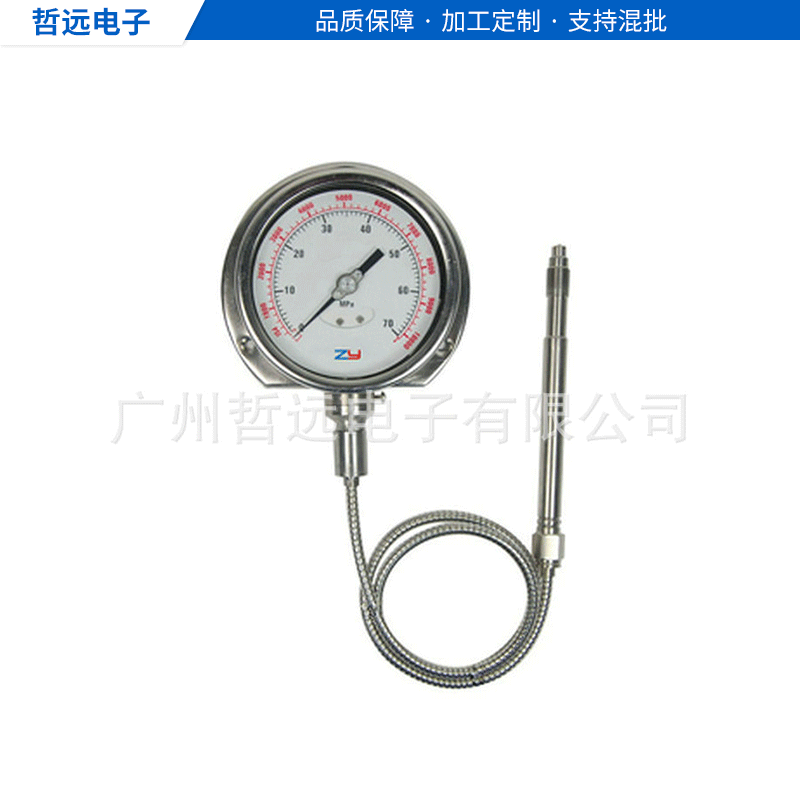 厂家供应PT135GZ熔体隔膜压力表 供应熔体压力表 耐震熔体压力表