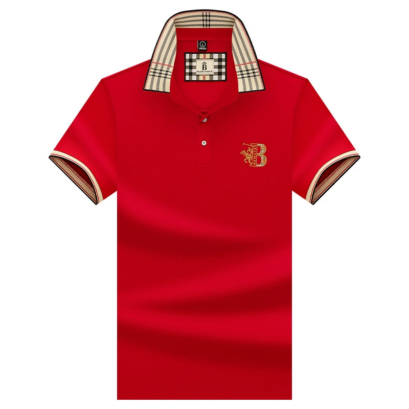 Summer silk polo for leisure, oversize