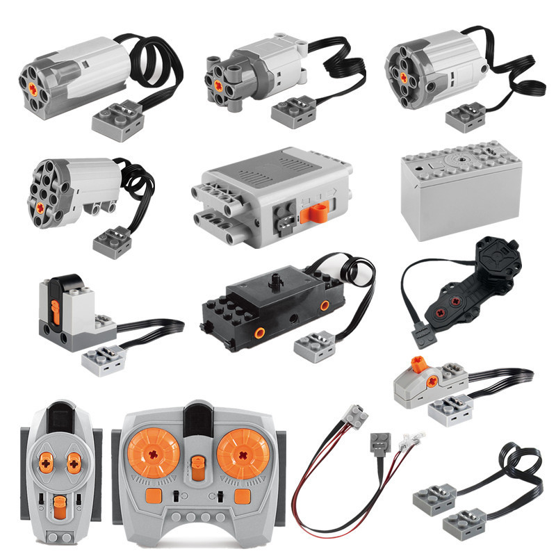 Compatible with Lego small particle building blocks PFwedo2.0 monster train motor battery box programming power group M motor Compatible with Lego small particle building blocks PFwedo2.0 monster train motor battery box programming power group M motor