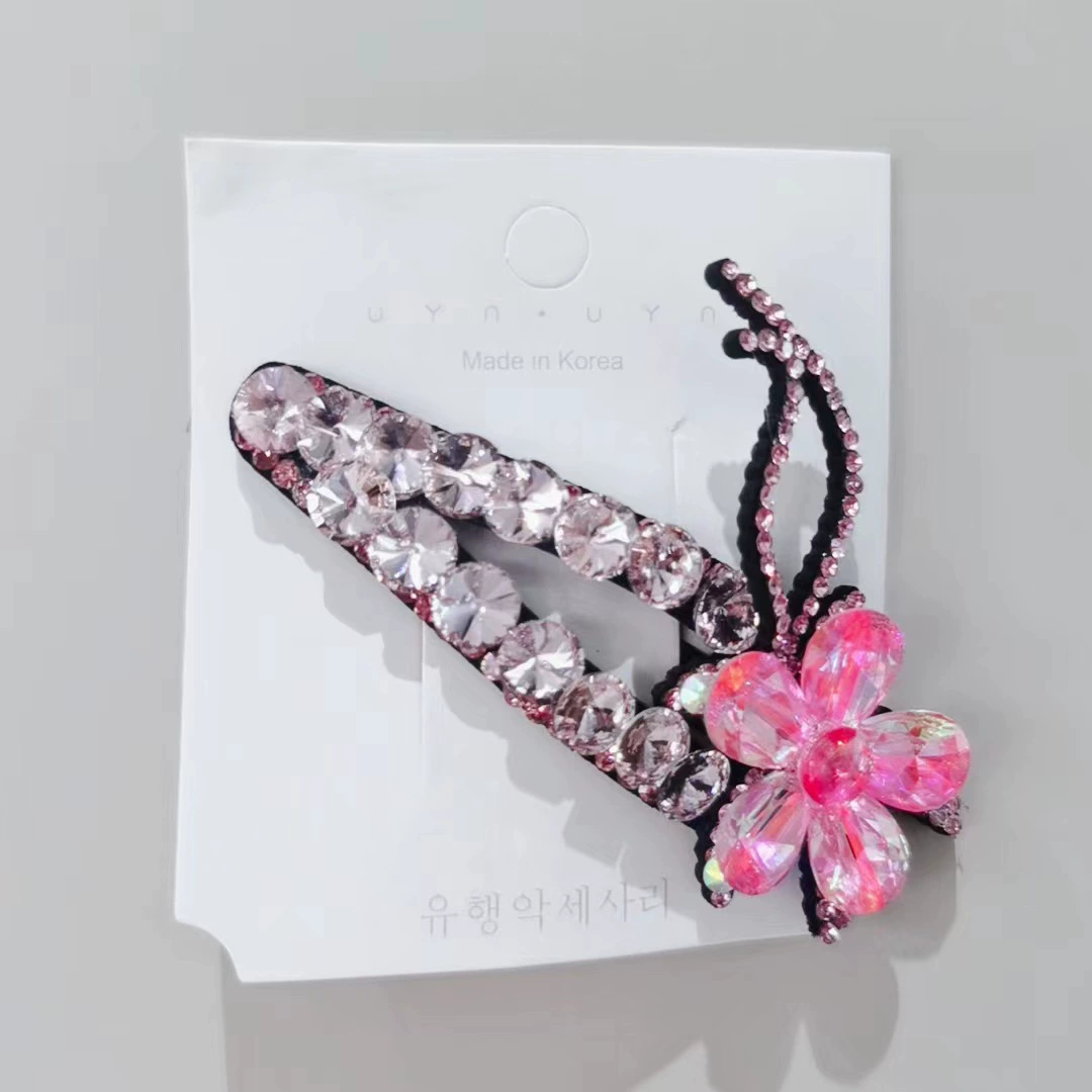 涵筱 Genuine universal hairgrip, bangs, flowered