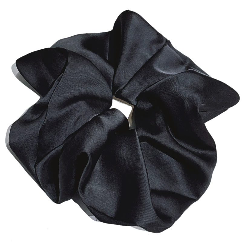 Высококачественные ретро Oversize 20 см атласная большая кишка Hair tie женский волосной шнурок завязывать на коже тендон корейские аксессуары для волос новый стиль