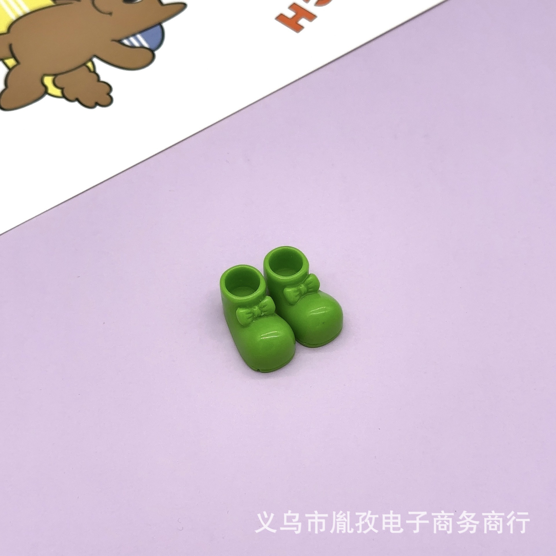 Resina coreana zapatos de arco DIY zapatos pequeños accesorios de juguetes de pelo caja de teléfono celular pegatinas de refrigerador pegatinas manuales