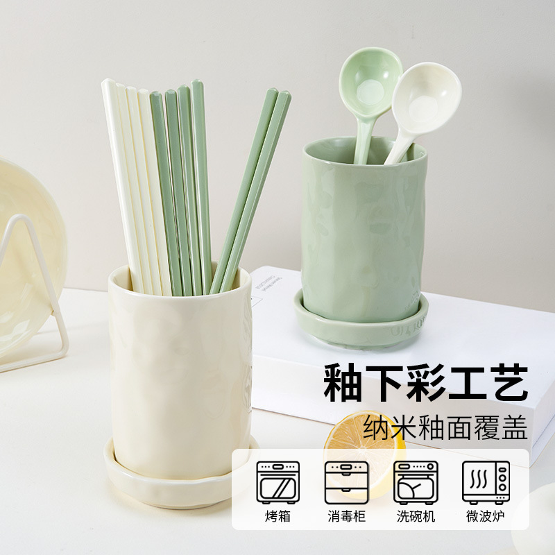陶瓷筷子新骨瓷家用高档抗菌防霉耐高温轻奢高级感新款分人专用|undefined