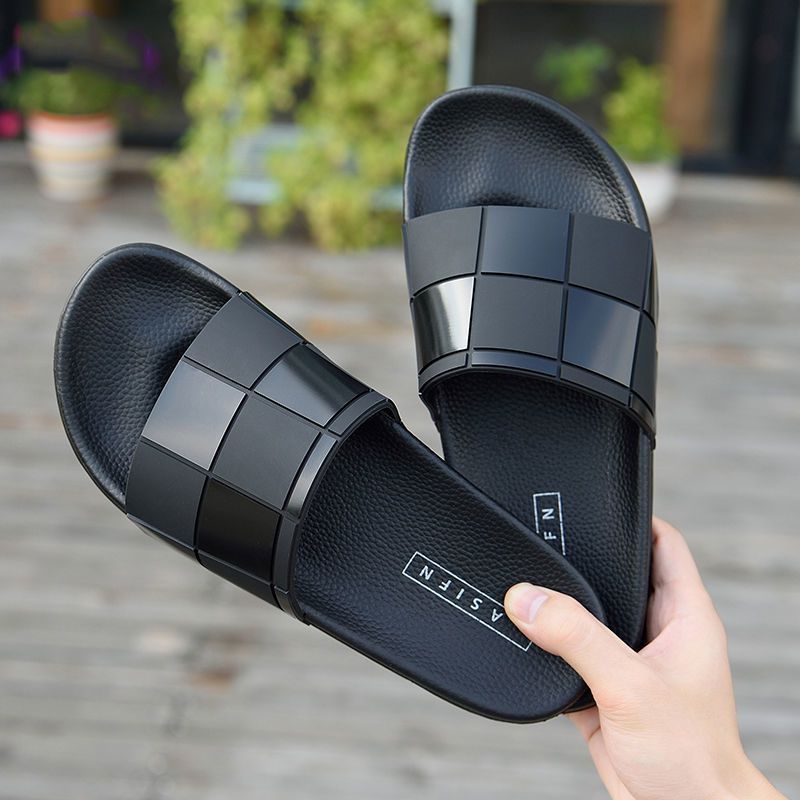 Slippers men's summer Korean style trend...