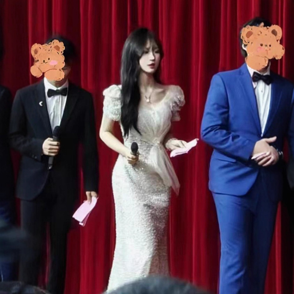 Mermaid Evening Dress for Women 2026 New High-End French-Style Host Banquet Celebrity Engagement Dress Bride's Toast Dress