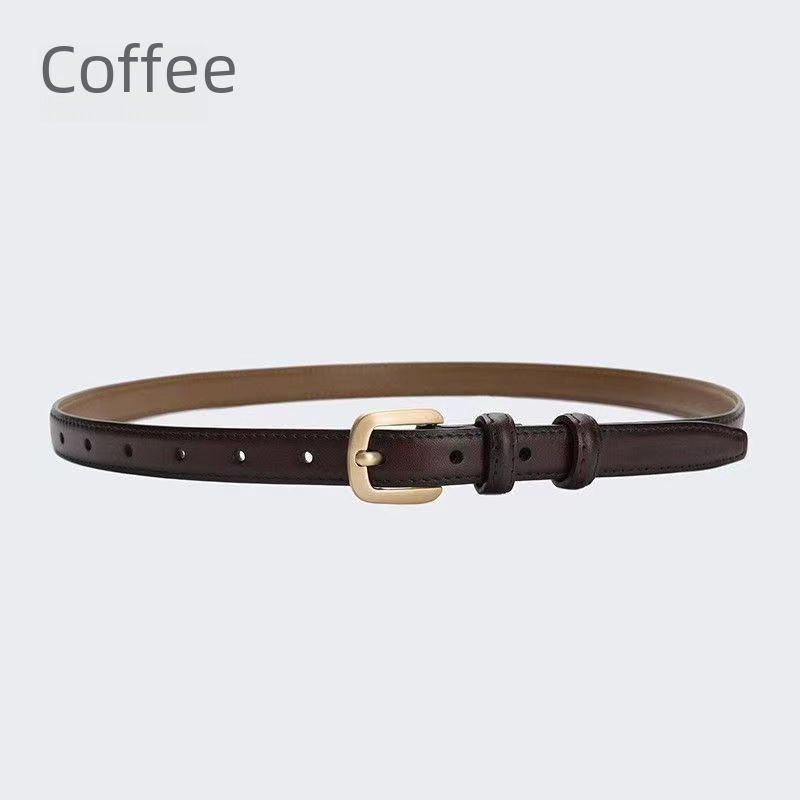 Internet red explosions simple pin buckle belt ladies Joker High sense coat skirt decorative belt a generation of hair_viptrois.com