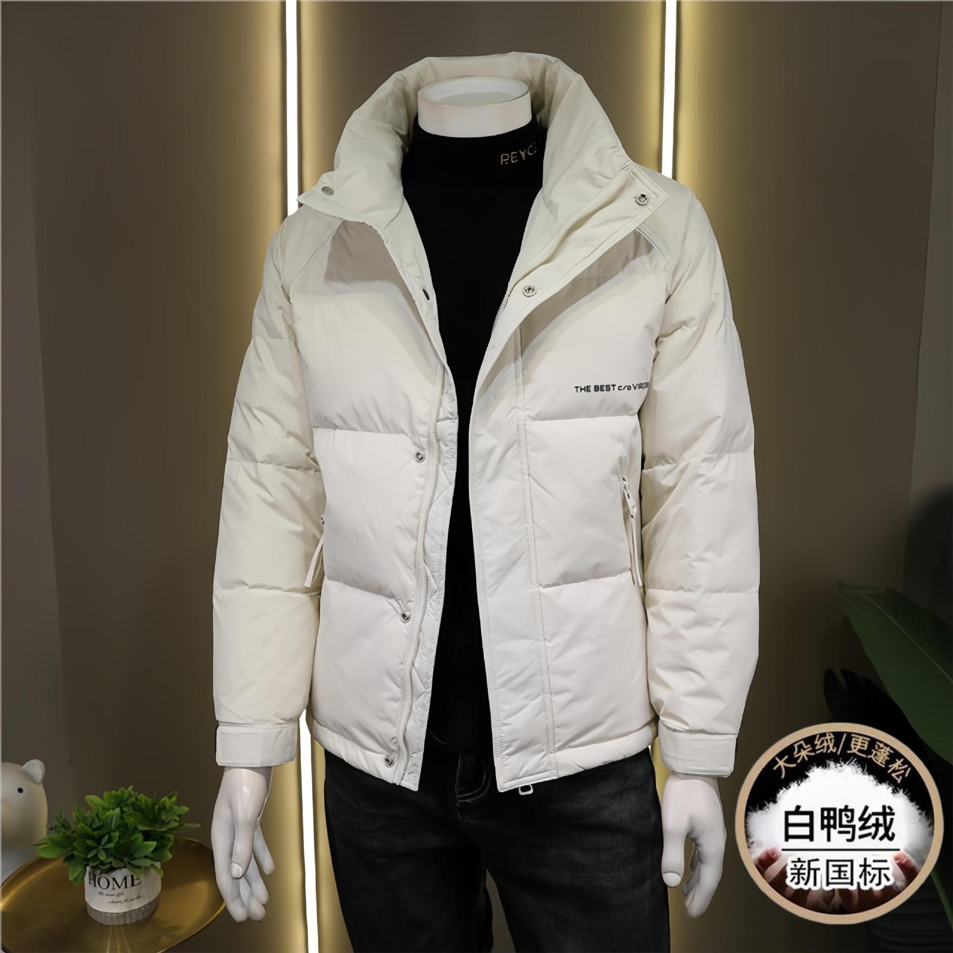 (New National Standard 50% Down) Autumn and Winter Business Casual Down Jacket for Men, Duck Down Cold-Weather Coat