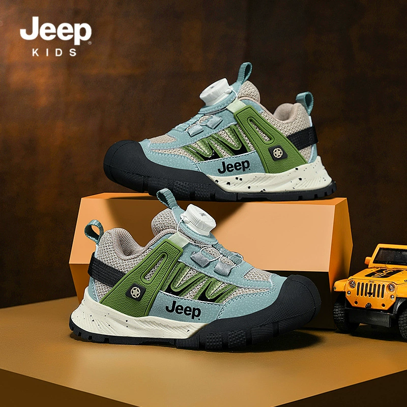 Jeep, обувь для мальчиков, нескользящие дышащие спортивные кроссовки, мягкая подошва, осень