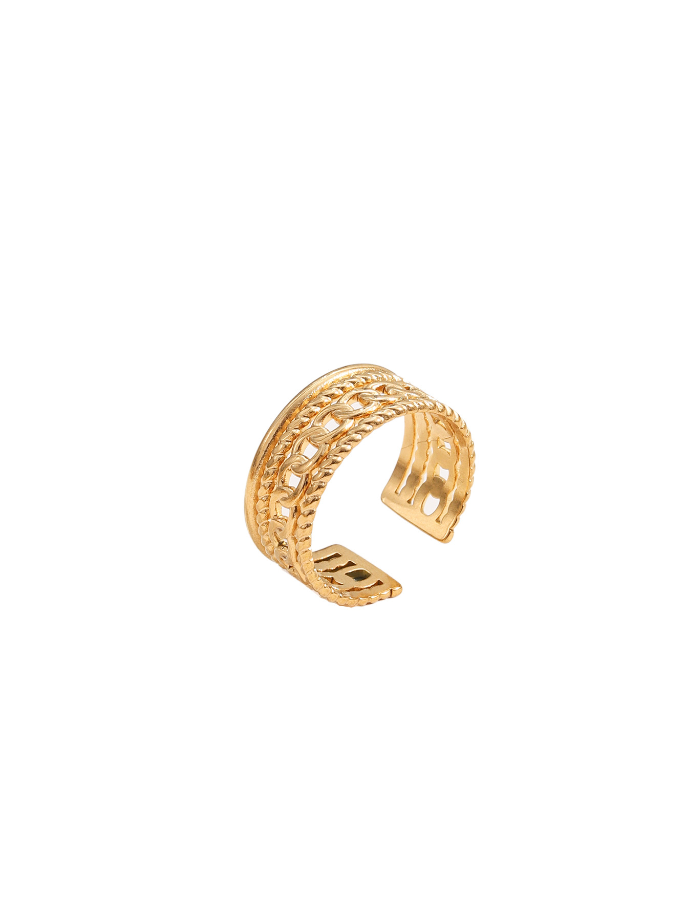 10g Weight Open Rings Classification Adjustable Ring Size 1 Piece Quantity Daily Occasion 304 Stainless Steel Material Smile Face, Snake, Bow Knot Pattern Women's Gender Retro Style Wholesale Jewelry Retro Smiley Face Snake Bow Knot 304 Stainless Steel Open Rings 5
