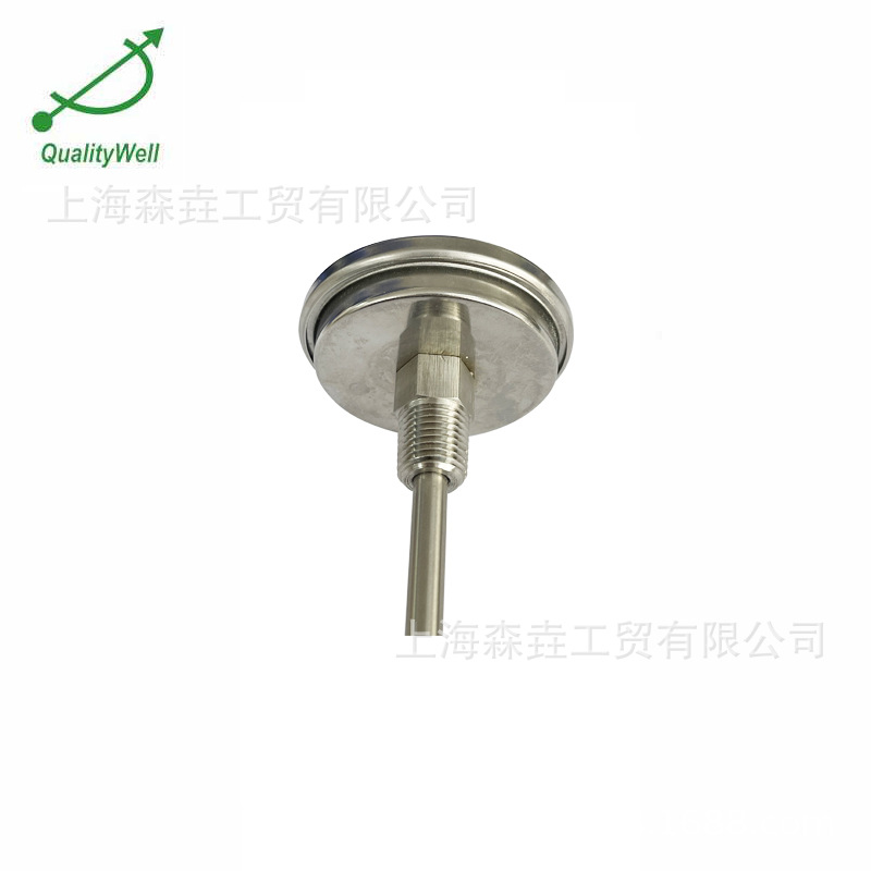 双金属温度计供货商 表面50mm耐温范围广泛 轴向型温度表  T200