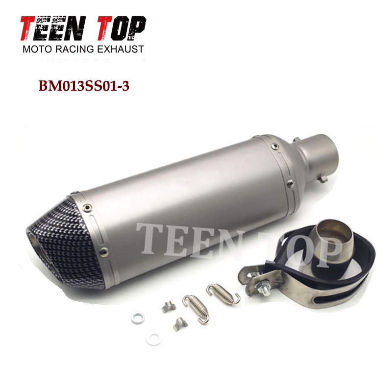 Suitable for Motorcycle Modification, the Scorpion Small Hexagonal Exhaust Pipe Is Suitable for Suzuki, Chunfeng, and Universal Exhaust Pipes