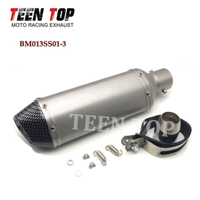 Suitable for Suzuki, Chunfeng, and — Exhaust manifold - 01-small-hexagonal-titanium-body-snake-skin-tail
