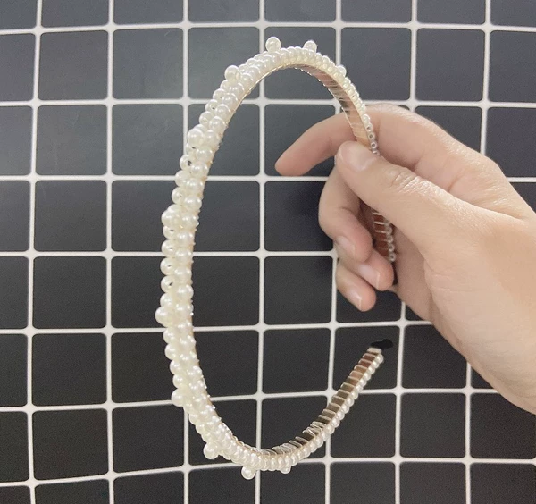 15#Pearl hair hoop