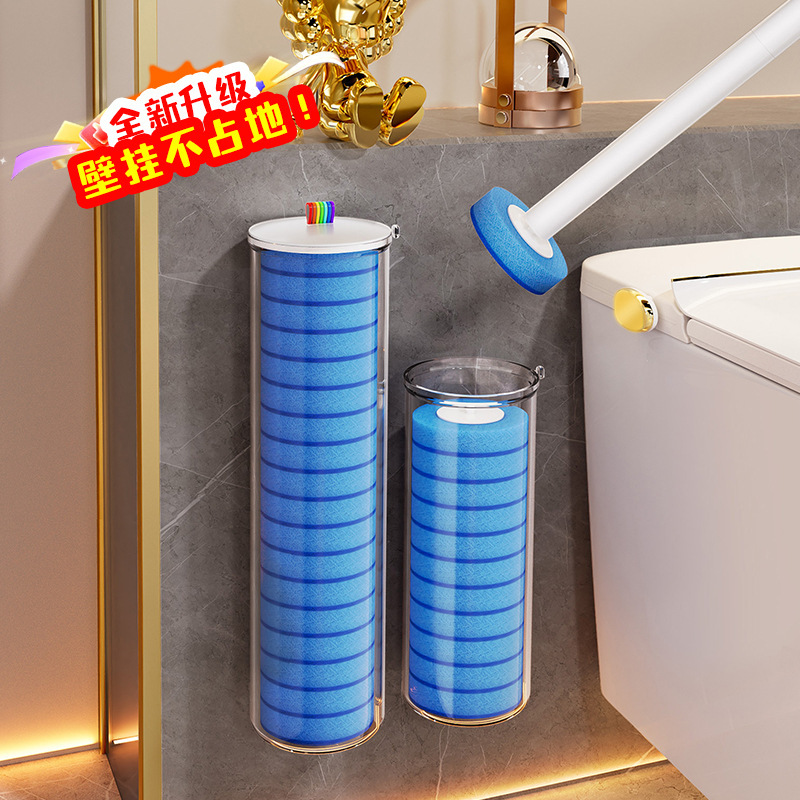 佳助手の使い捨て壁掛けトイレブラシ家庭用死角のない2025新型トイレ洗浄ブラシ|undefined