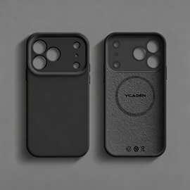 彩绘LOGO适用苹果18手机壳iPhoneAIR保护套液态硅胶磁吸17promax