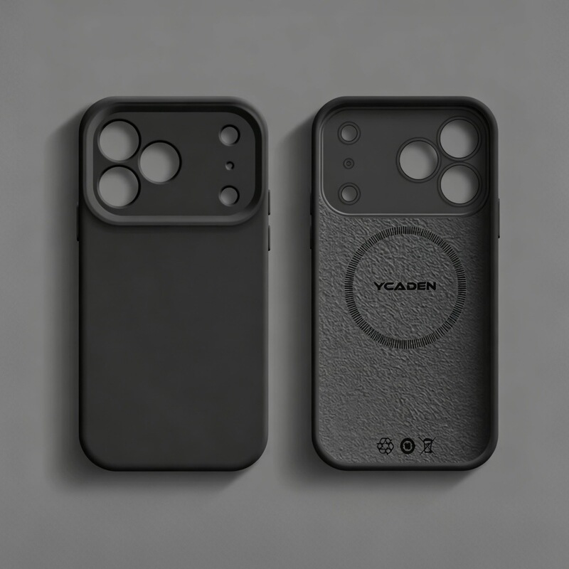 Painted Logo Suitable for Apple 17 Phone Case Iphoneair Protective Cover Liquid Silicone Magnetic Suction 17Promax