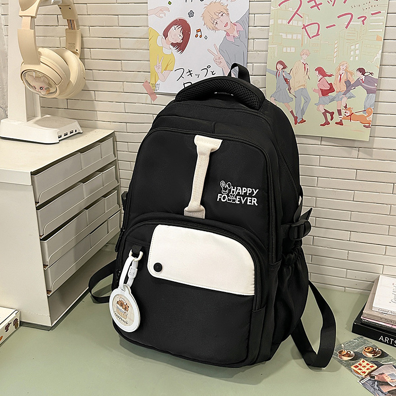 Mochila escolar para estudiantes de primaria, nueva ropa ligera para mujeres, mochila para estudiantes de secundaria para niñas, mochila escolar de gran capacidad para estudiantes de secundaria en el campus