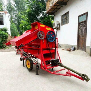 1000型花生摘果机 电动打果机 手扶车带果秧分离机干湿两用小中型