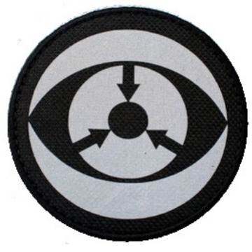 Embroidered logo badge Foundation Mobile Task Force logo highlight reflective Velcro armband coat, hat, backpack sticker