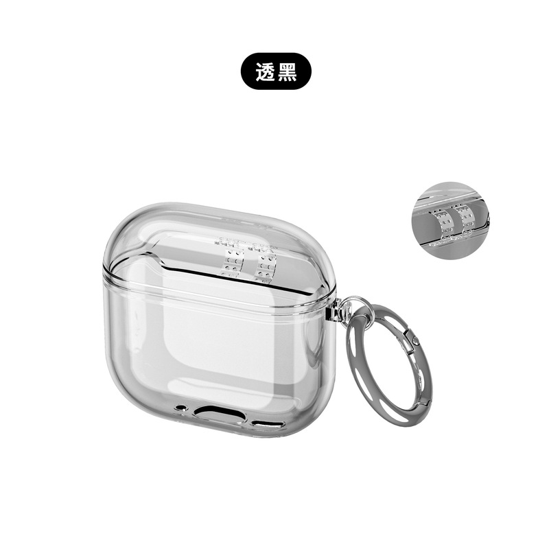 Airpods4 保護カバー結合 Apple 第 4 世代ヘッドフォンシェルソリッドカラーアクティブノイズリダクション収納ボックス TPU ソフトに適しています|undefined