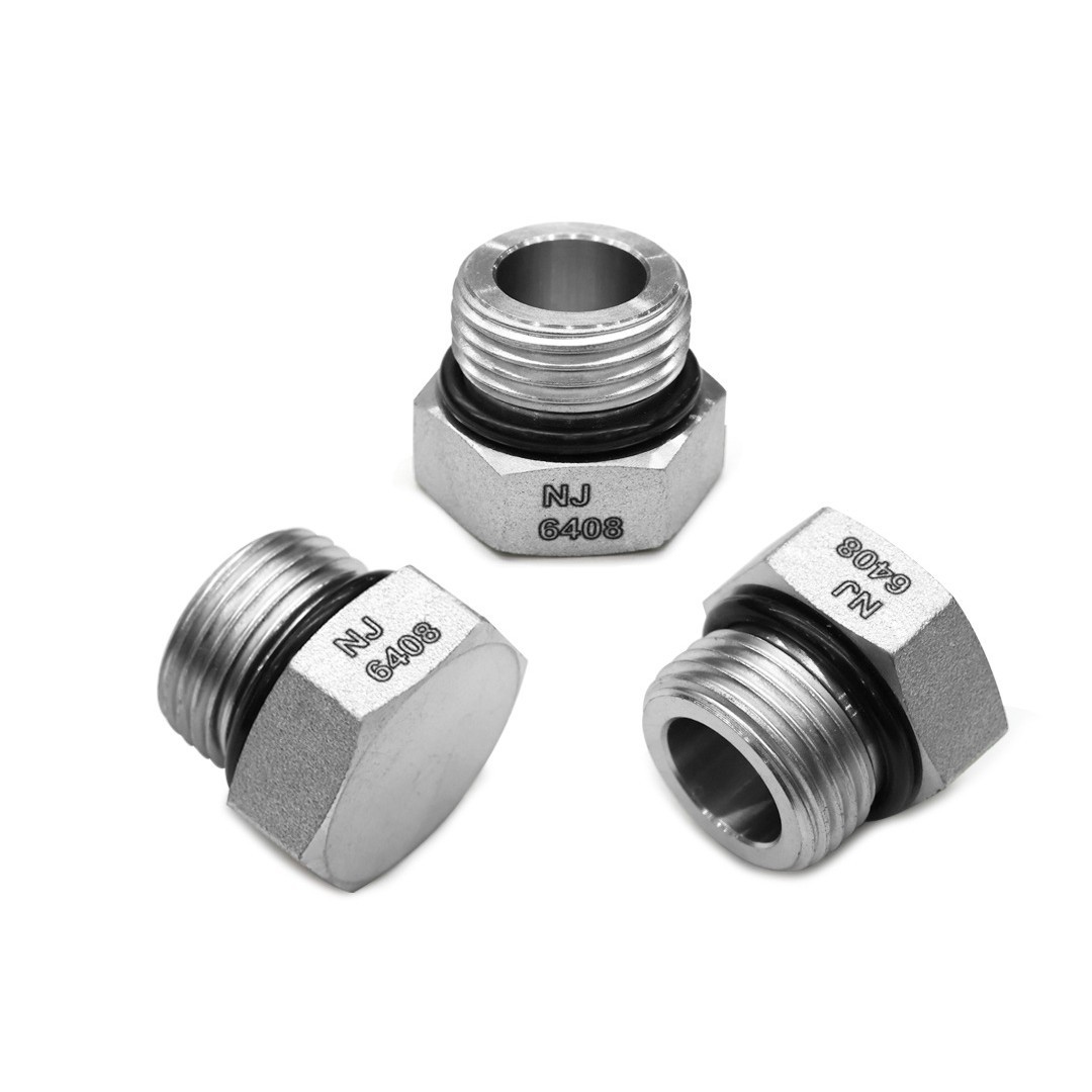 伊顿永华标准 4O系列外六角油螺塞 液压油塞液压管套 美标6408