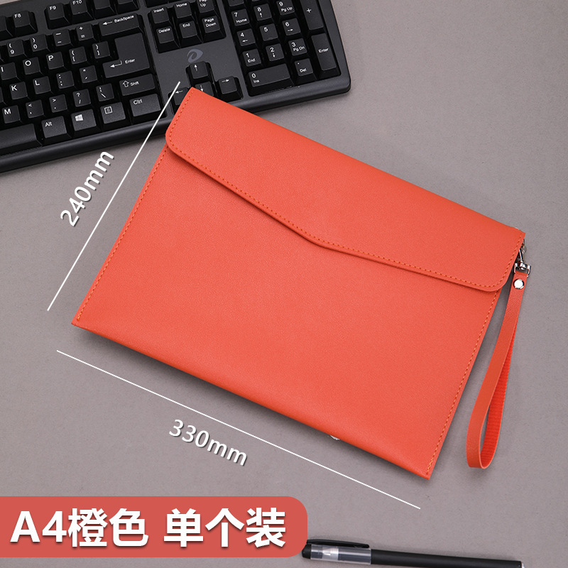 A4革の書類袋はa 5ブリーフケースの書類袋の広告書類袋を持っています。|undefined