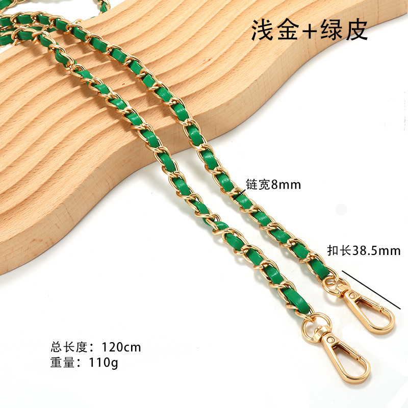 スポット Xiaoxiang レザーバッグチェーンシングルショルダークロスボディ PU レザーバッグストラップハイエンドの女性のバッグチェーン交換バッグショルダーストラップ|undefined