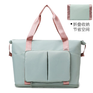 Folding universal travel bag to go out, sports bag wet and dry separation, luggage organizer bag 3
