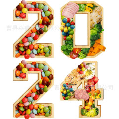 スポット2024デジタルトレイ果物チーズ盛り合わせ野菜食品皿高校大学パーティー用品調理プレート