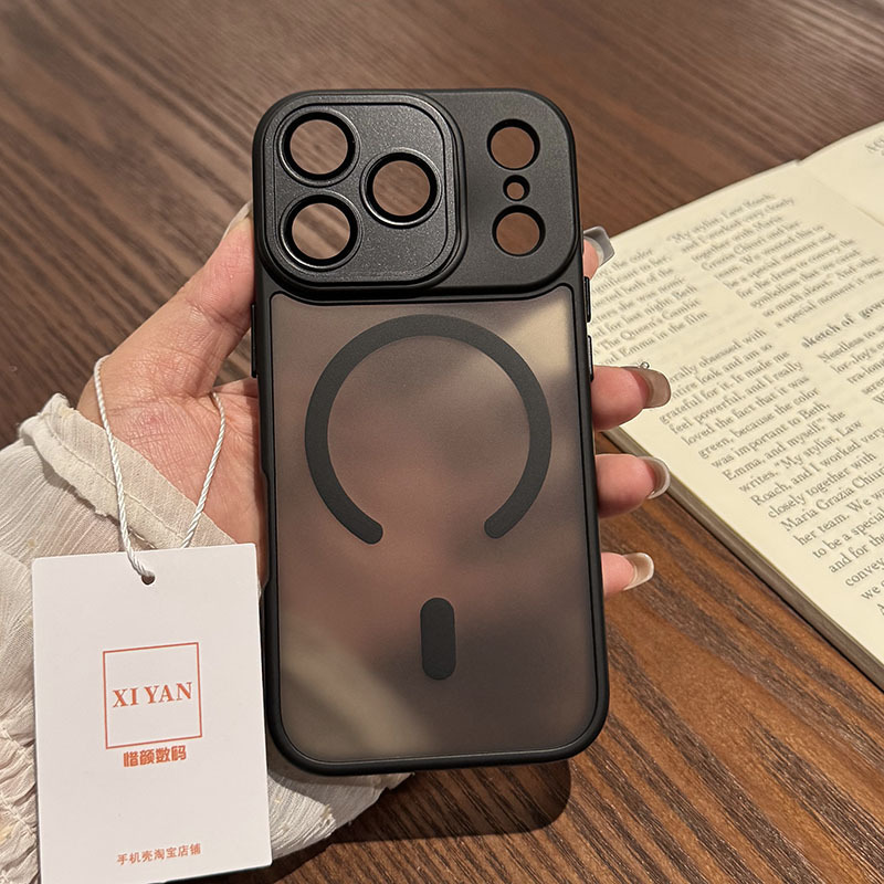 自带镜头膜适用苹果17Promax手机壳磁吸新款iphone16Pro镜头保护壳磨砂男士15PM手机套软胶防摔ip14全包外壳|undefined