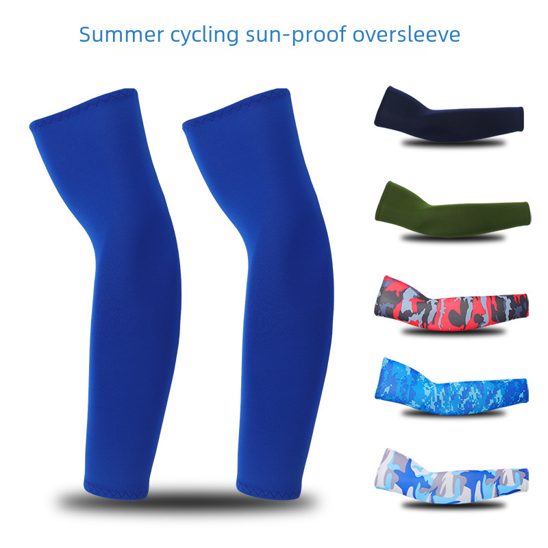 Ruidong Summer New Running Men's Same Style Sunshade Sleeves Sports Outdoor Cycling Driving Gloves Arm Sleeves Ice Sleeves Wholesale