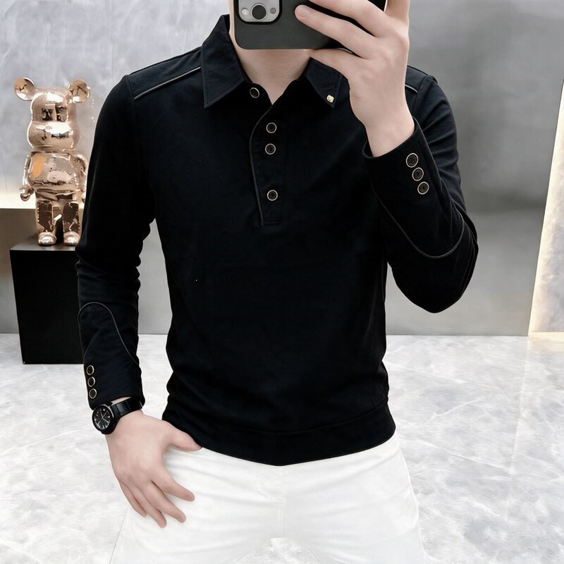 Dropshipping available: New men's autumn/winter luxury business casual long-sleeve shirt, fashionable and trendy, with high sales volume and great discounts Dropshipping available: New men's autumn/winter luxury business casual long-sleeve shirt, fashionable and trendy, with high sales volume and great discounts