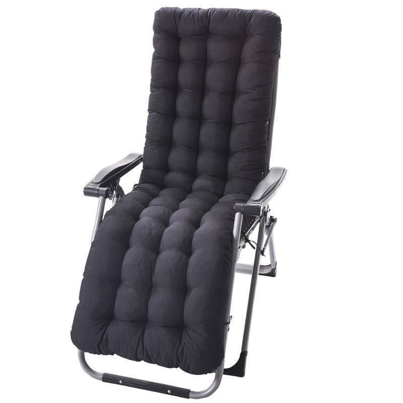 Cojín de sillón reclinable cepillado de otoño e invierno al por mayor de fábrica, cojín de silla de doble cara engrosado, cojín de silla oscilante disponible para el almuerzo